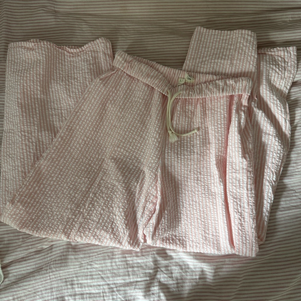 Happily Grey Stripe Lounge Pants
